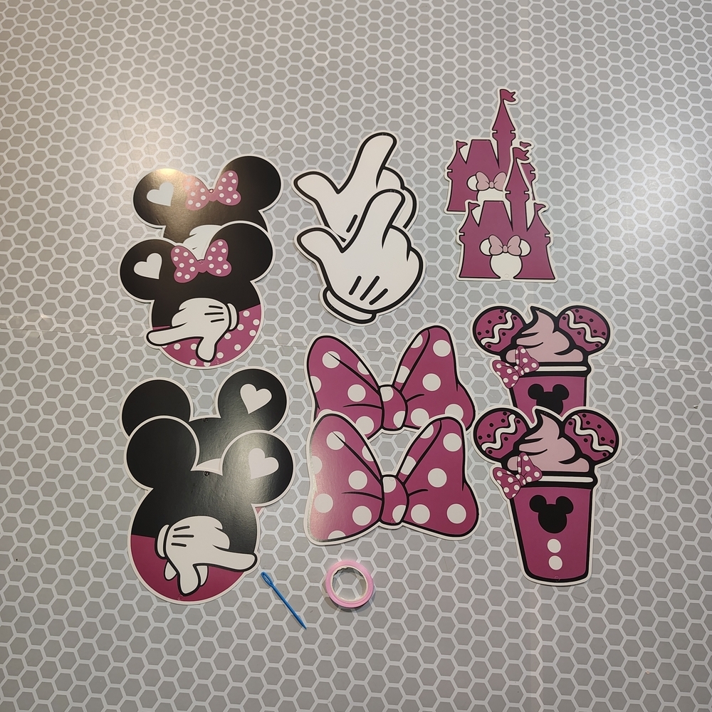 47-pcs Mouse Pink Birthday Party Decorations. - Picture 13 of 13